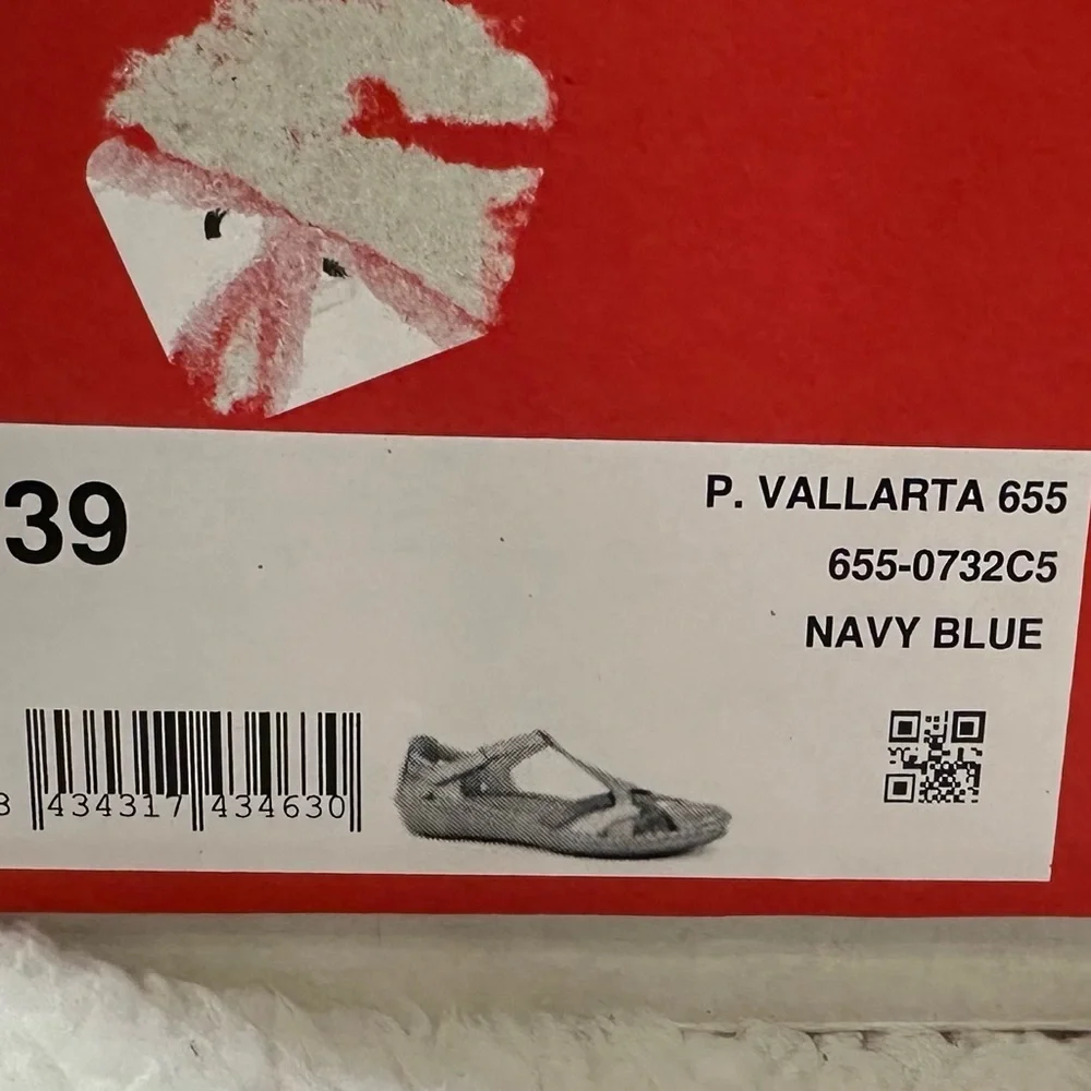 Pikolinos Navy Blue Leather Sandals P. Vallarta Size 39 US 8 / 8.5 - Picture 2 of 12